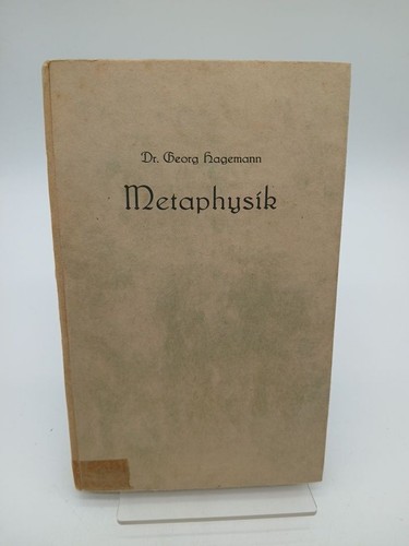 Metaphysik georg hagemann - dr,