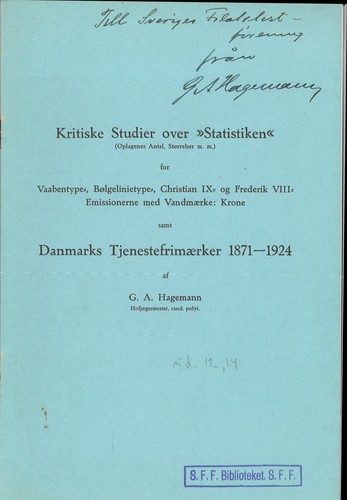 Hagemann danmarks - a., hagemann:
